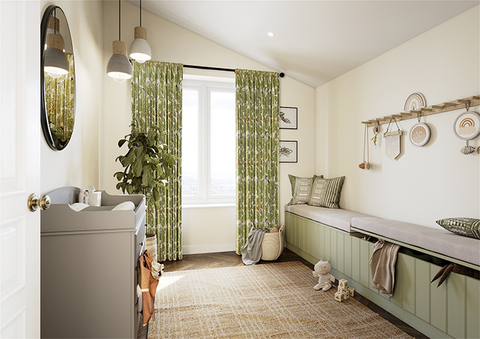 Wild Thing, Leaf - Made to Measure Curtains - Image 7